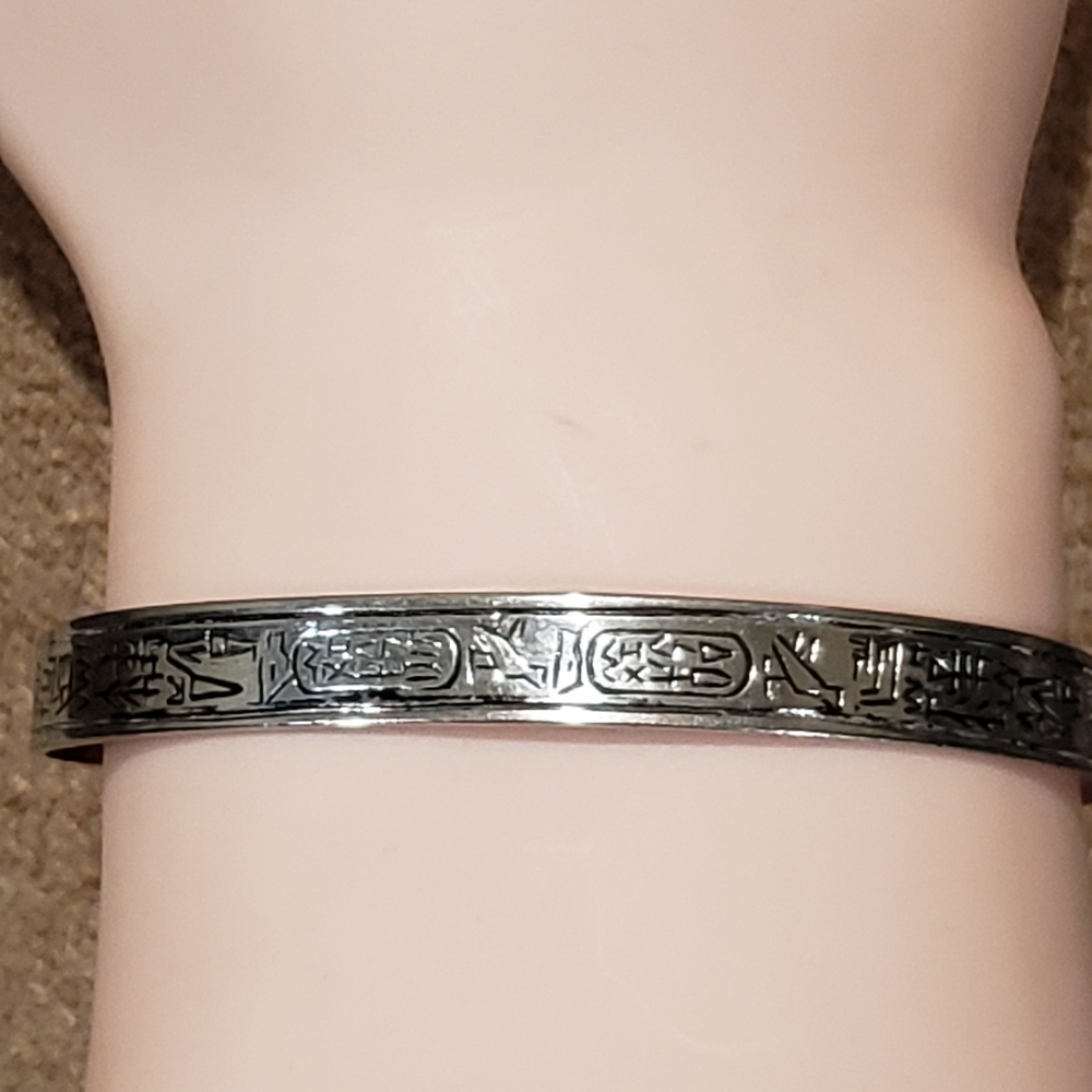 Silver-Tone Cuff Bracelet